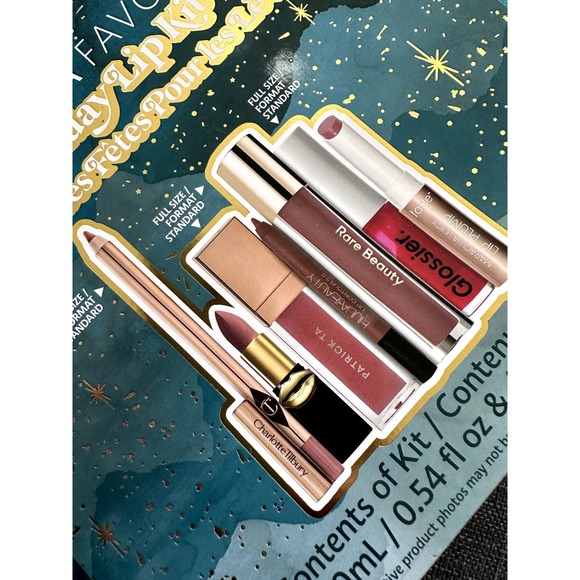 Sephora Favorites $127 Value Holiday Lip Kit New Glossier Tarte Rare Beauty